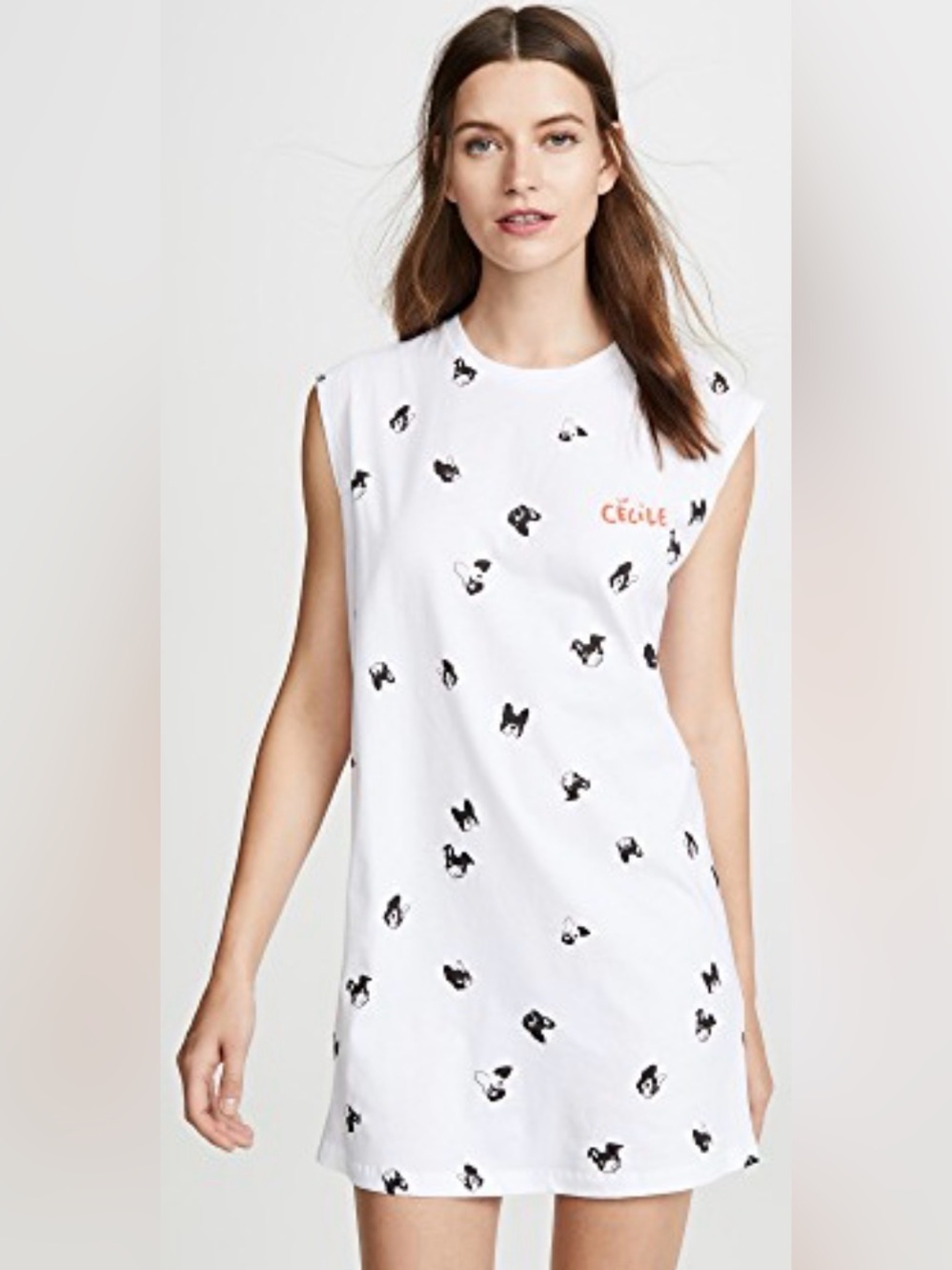 Être Cécile Dog Print Tank Dress – XS | Like New